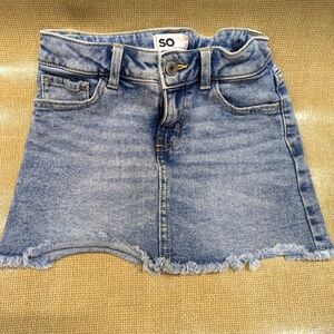 Girls denim skirt